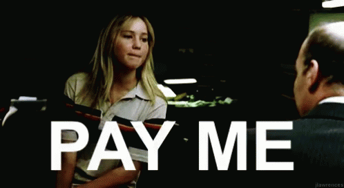 Jennifer Lawrence Pay Me GIF