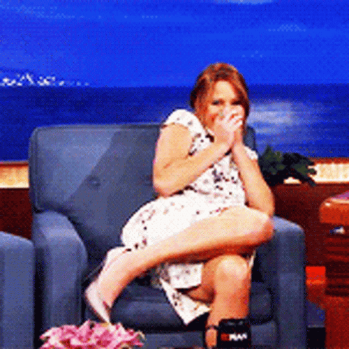 Jennifer Lawrence Sitting In Couch GIF