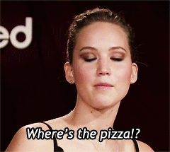 Jennifer Lawrence Where's The Pizza GIF