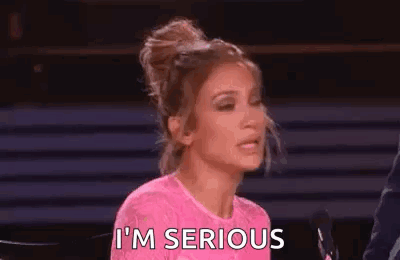 Jennifer Lopez Im Serious GIF