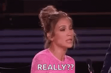 Jennifer Lopez Really Seriou Reaction GIF