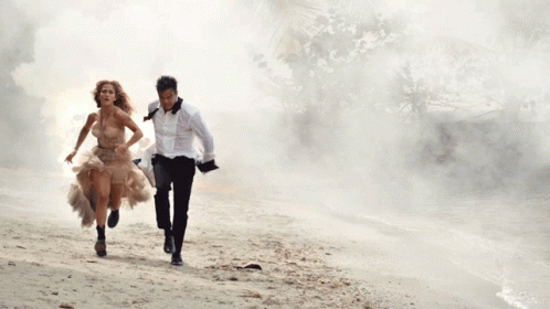 Jennifer Lopez Running Action GIF