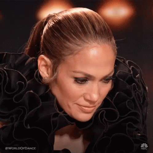 Jennifer Lopez Sad Face Reaction GIF