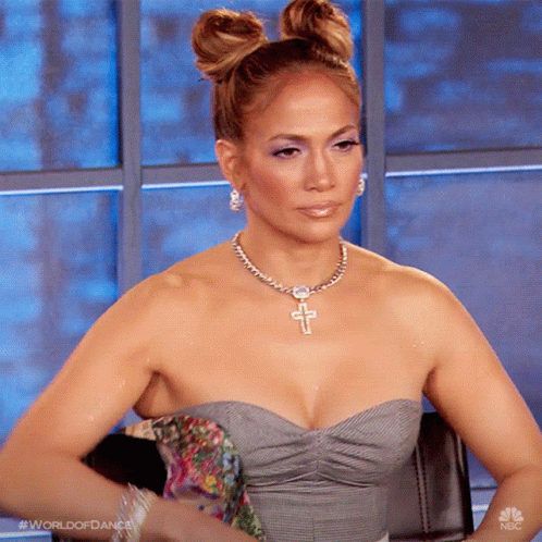 Jennifer Lopez Serious Face GIF