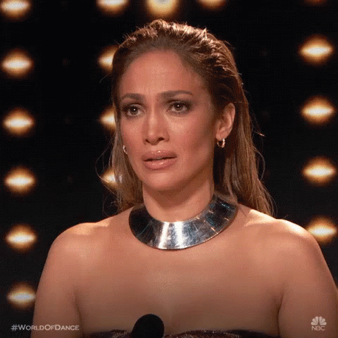 Jennifer Lopez Worried Reaction GIF