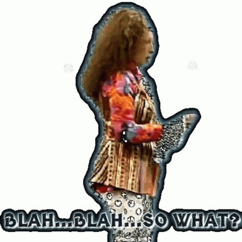 Jennifer Sounders Blah Blah Blah So What GIF