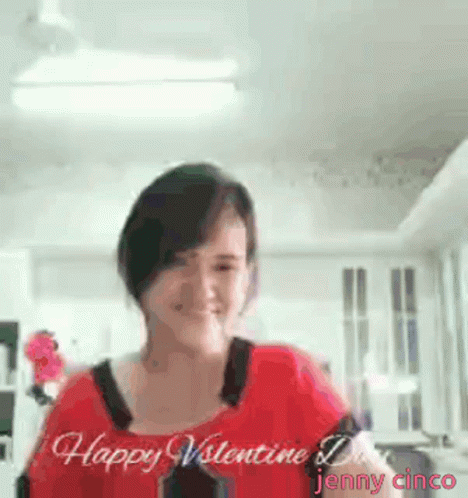 Jenny Cinco Sending Valentine's Day Greeting