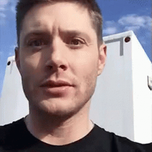 Jensen Ackles Eyebrow Raise Smile GIF