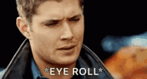 Jensen Disbelief Eye Roll Meme GIF