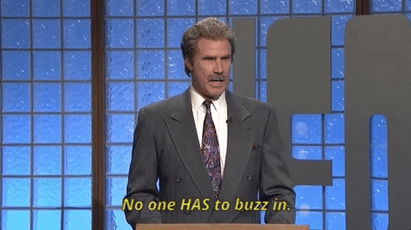Jeopardy Will Ferrel Alex Trebek Parody GIF