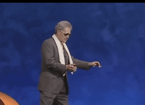 Jeopardy Alex Trebek Elvis Move GIF