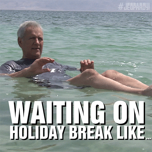 Jeopardy Alex Trebek Vacation Time GIF