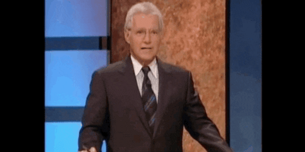 Jeopardy Alex Trebek Animated Movements GIF