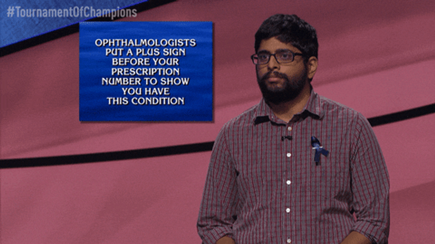Jeopardy Champions Round Contestant Eye Rolling GIF