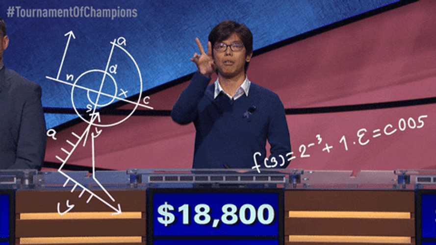 Jeopardy Genius Mind Calculation GIF