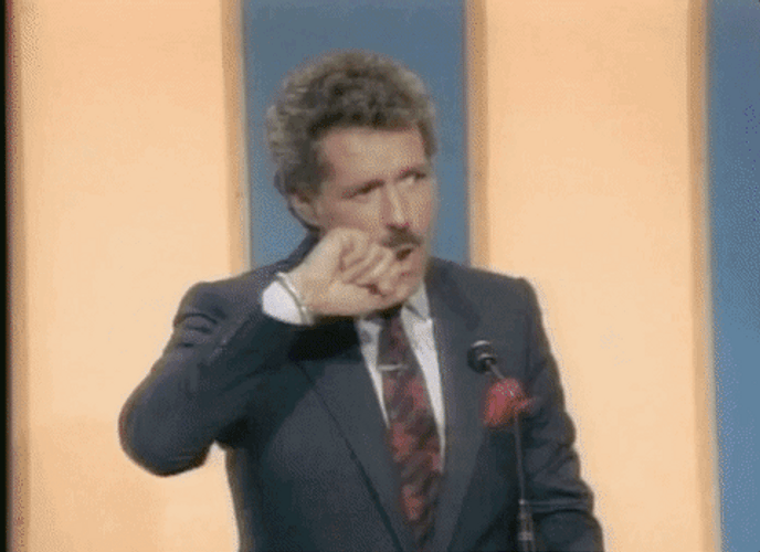 Jeopardy Host Alex Trebek Video Compilation GIF