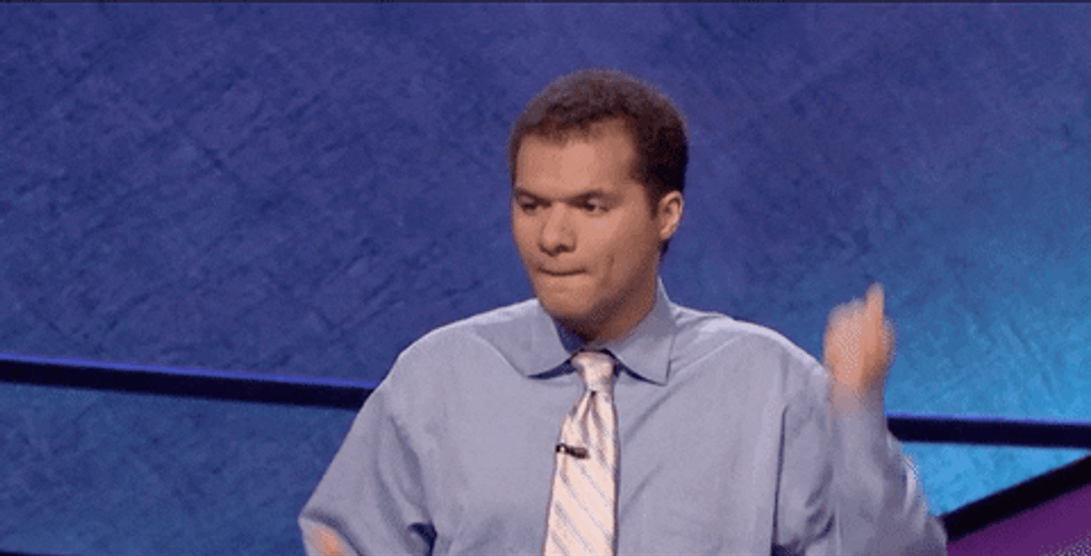 Jeopardy Matt Jackson Excited Boom GIF