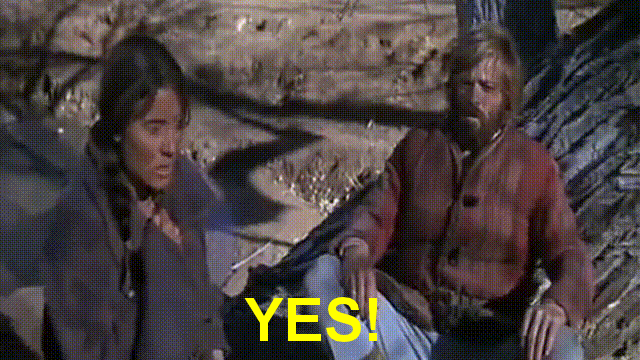 Jeremiah Johnson Swan Argue Yes Reaction Meme GIF