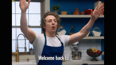 Jeremy Allen White Finger Pointing The Bear GIF