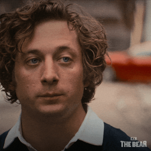 Jeremy Allen White Worried Reaction The Bear GIF
