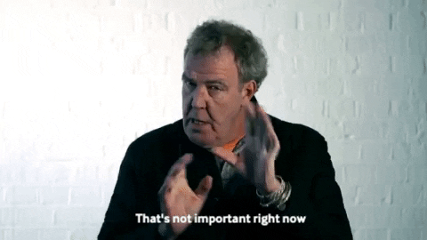 Jeremy Clarkson Not Important GIF