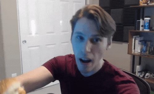 Jerma Eating Burger Whopper GIF