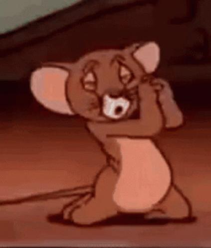 Jerry Covering Face Kneeling