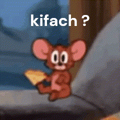 Jerry from Tom and Jerry Holding Pizza