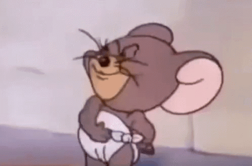 Jerry From Tom and Jerry Wearing Diaper