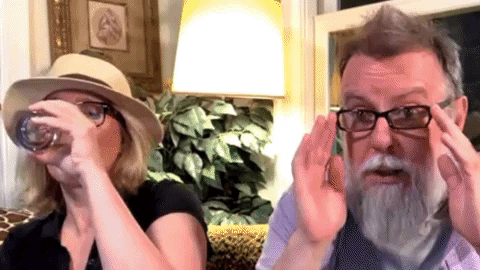 Jerry Garcia And His Wife GIF