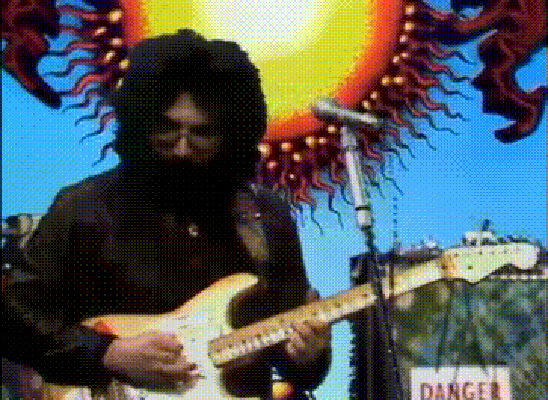Jerry Garcia Freestyle Guitar GIF