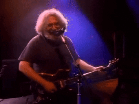 Jerry Garcia On The Concert GIF