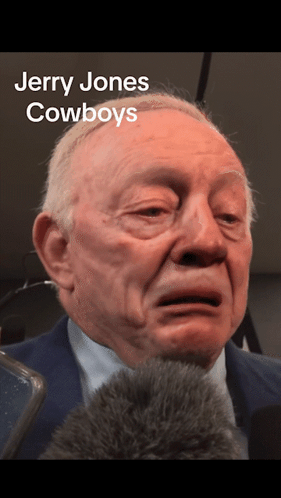 Jerry Jones Cowboys Is The Name Of The Man Behind The Microphone GIF