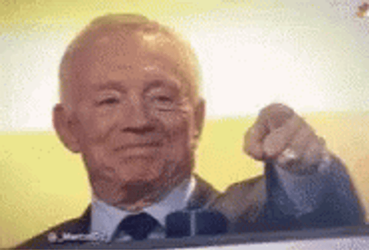 Jerry Jones Iconic Killing It Cheering GIF