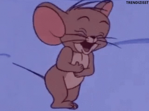 Jerry Laughing and Pointing