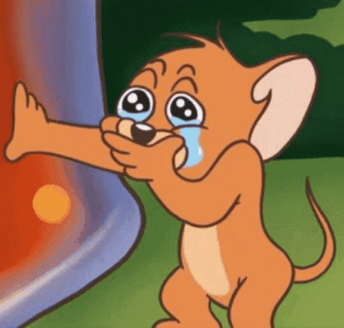 Jerry Mouse Crying Meme GIF