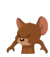jerry mouse from tom and jerry looking surprised