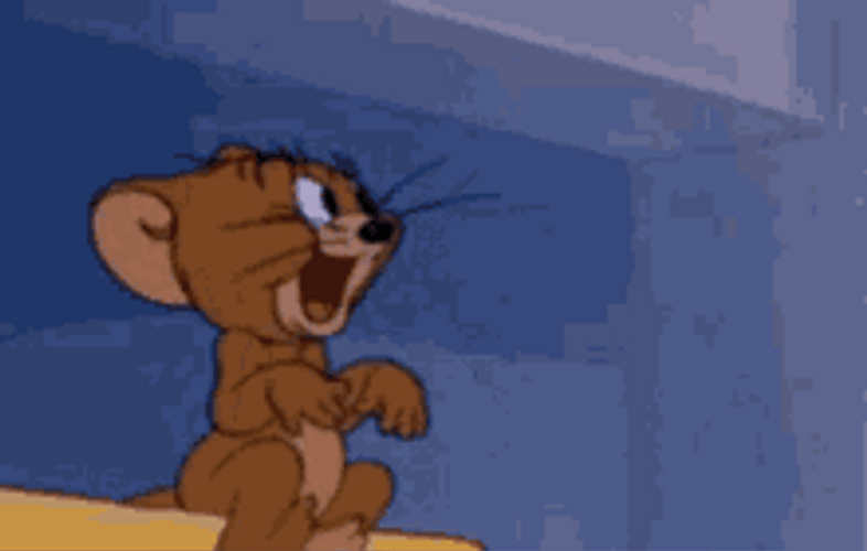 Jerry Mouse Full Round Belly Tap GIF