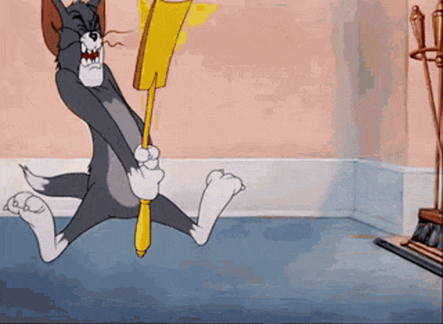 Jerry Mouse Hole Tom Cat Trap GIF