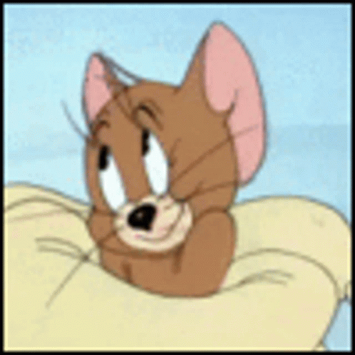 Jerry Mouse Looking Shy GIF