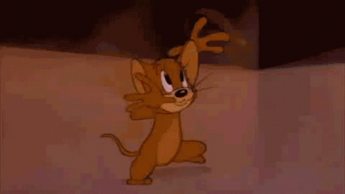 Jerry Mouse Stretching His Face GIF