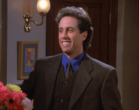 Jerry Seinfeld Good Thinking GIF
