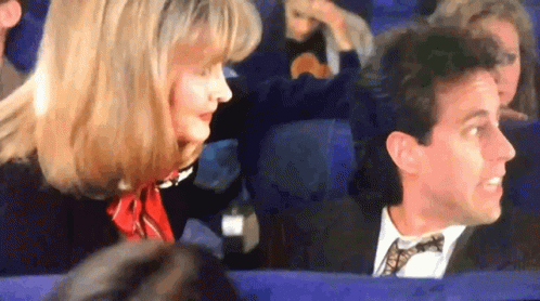 Jerry Seinfeld Hysterical Freak Out GIF