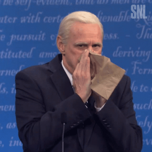 Jerry Seinfield Hyperventilating  GIF