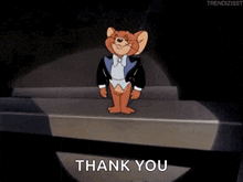 Jerry Standing in Front of Thank You Sign