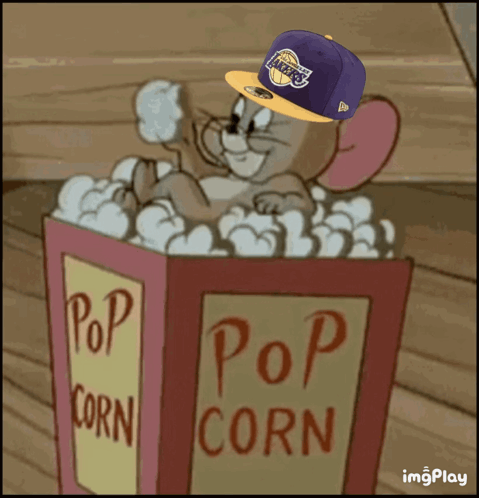 Jerry Wearing Lakers Hat