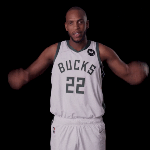 Jersey 22 Khris Middleton Muscle Flex GIF