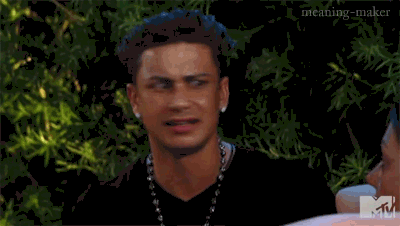 Jersey Shore Pauly D Concerned Look GIF