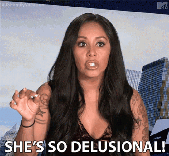 Jersey Shore Nicole Polizzi She's So Delusional GIF