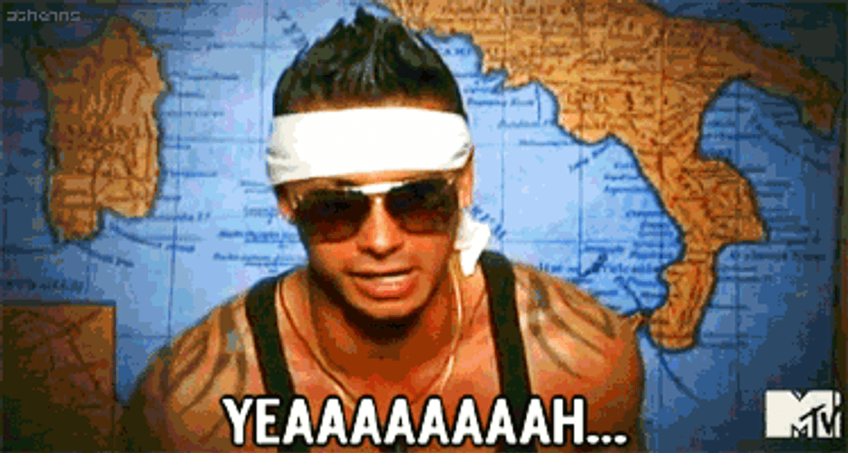 Jersey Shore Pauly D Yeah GIF